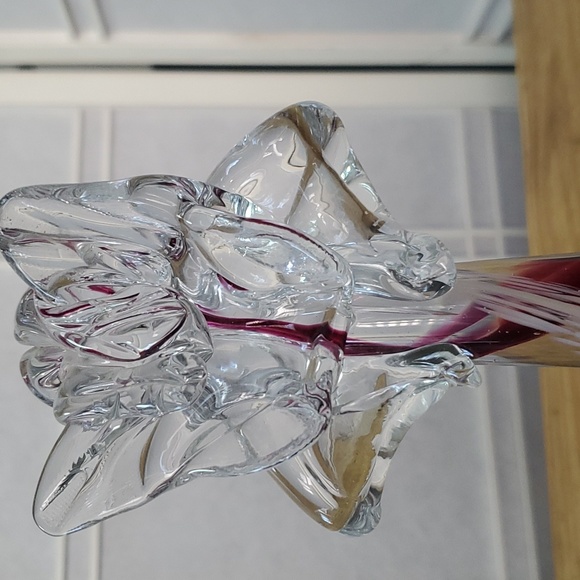 Hand Blown Art Glass Angel Paperweight - Picture 7 of 8